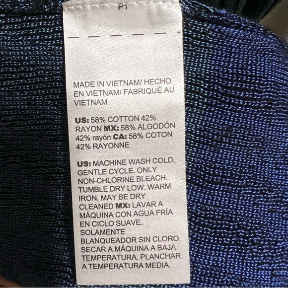 CHICOβS Colorful Striped Classic Fit Open Front Long Sleeve Cardigan Size L - Picture 8 of 14